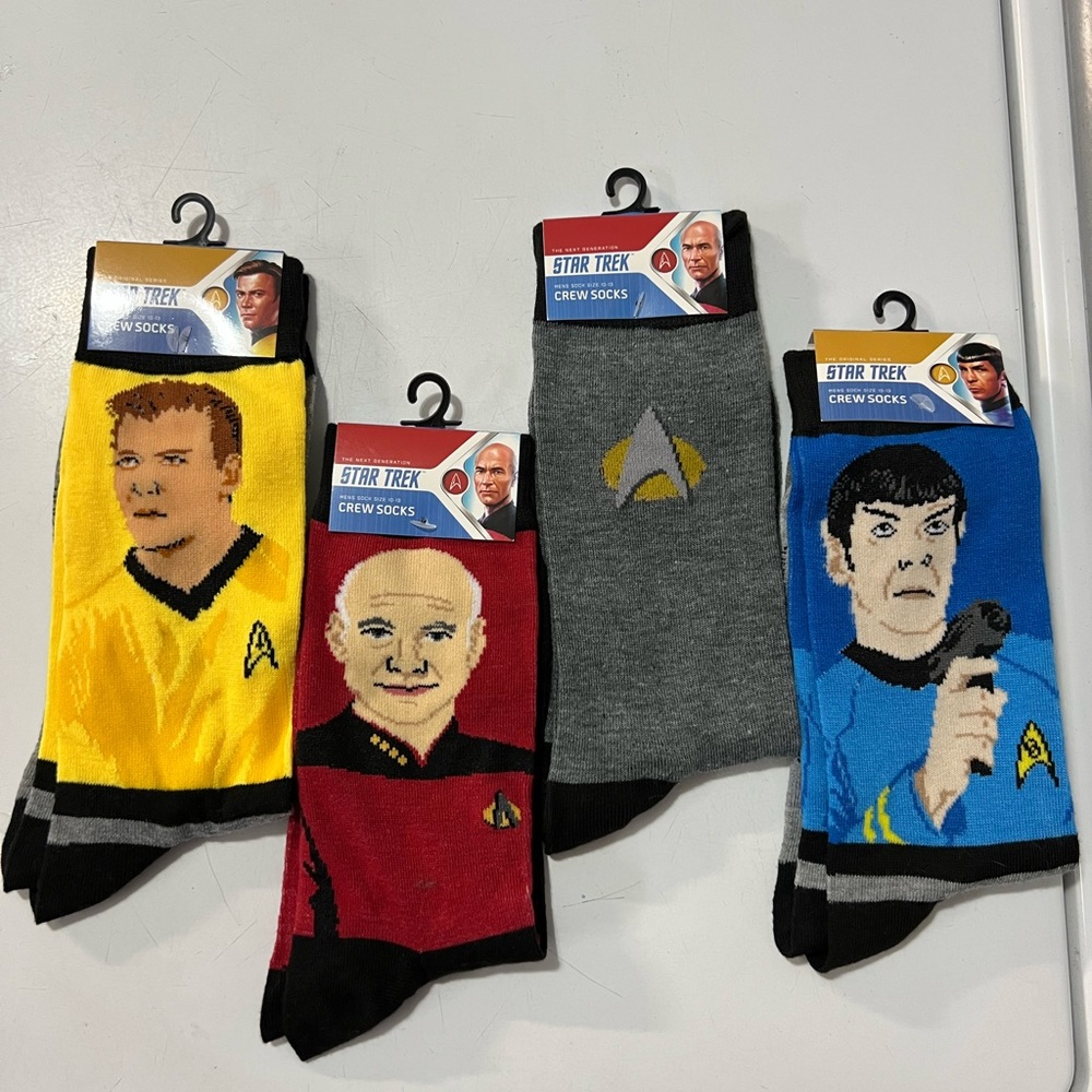 NWT Star Trek socks bundle of 4 pairs